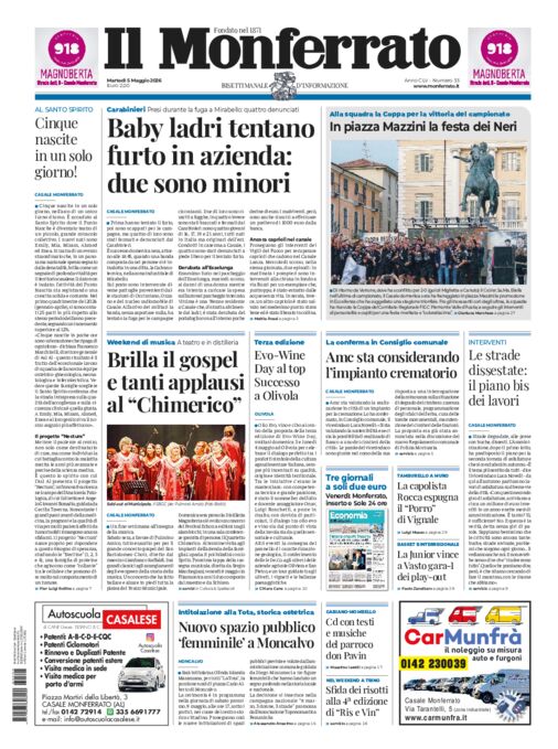 Il Monferrato - Edizione 33 del 05/05/2026
